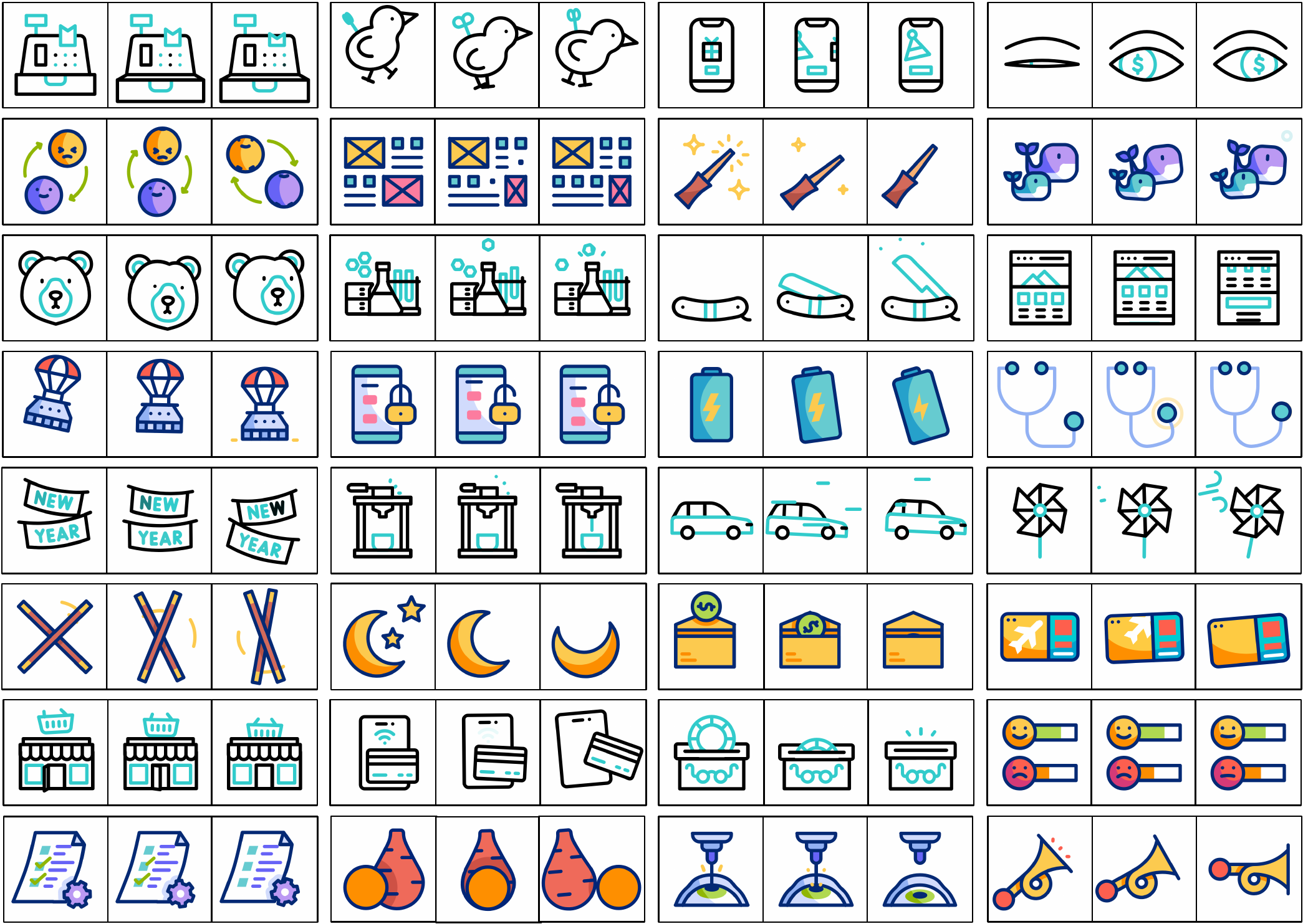 Representative samples from the SVGAnim-134k dataset.